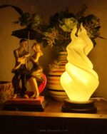Flame Glow Spiral Lamp | Premium Ambient LED Table Light