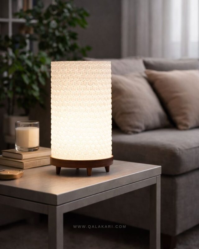 Honeycomb LED Table Lamp with USB Power
