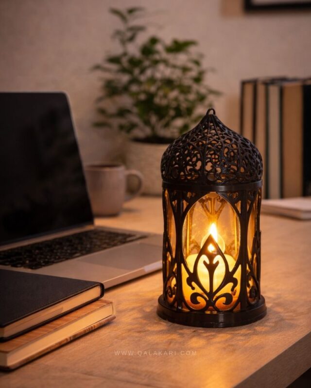 Moroccan Style LED Tealight Lantern (2)