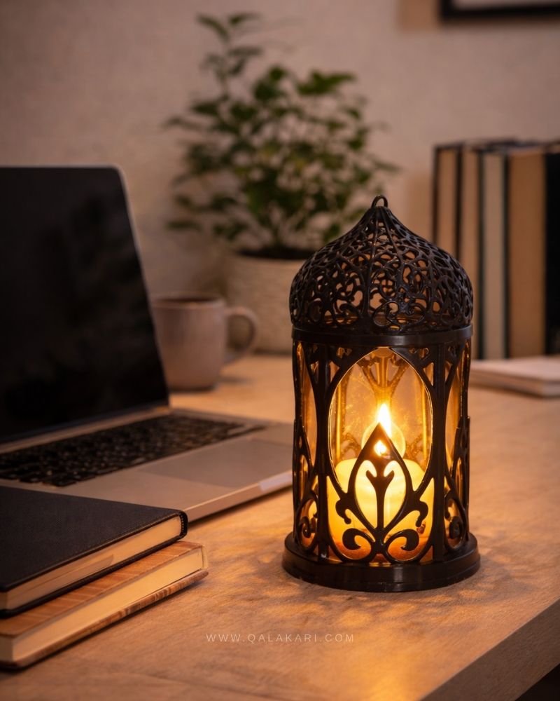 Moroccan Style LED Tealight Lantern (2) Moroccan Style LED Tealight Lantern (2)